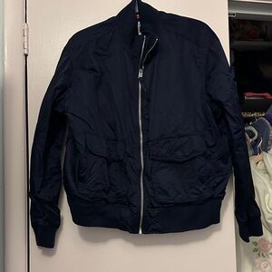 GAP Women's Navy Bomber Jacket